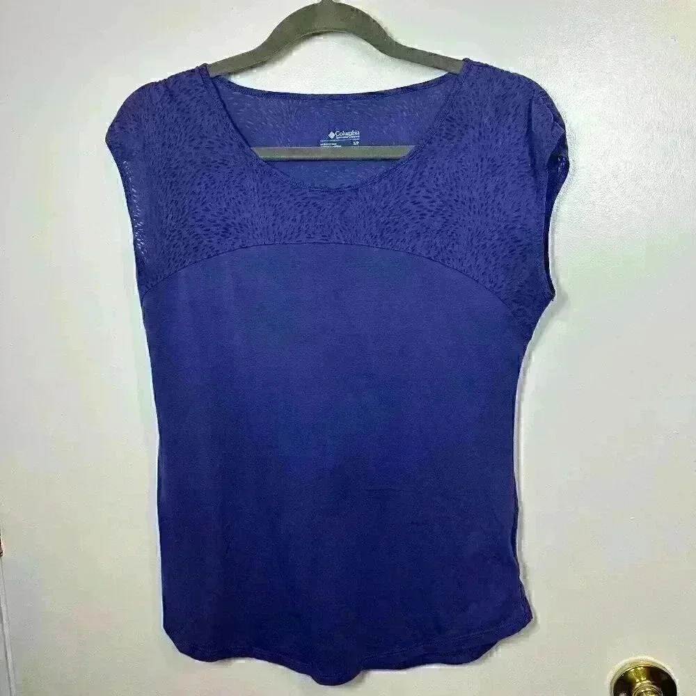 Columbia Sheer Back Workout Shirt